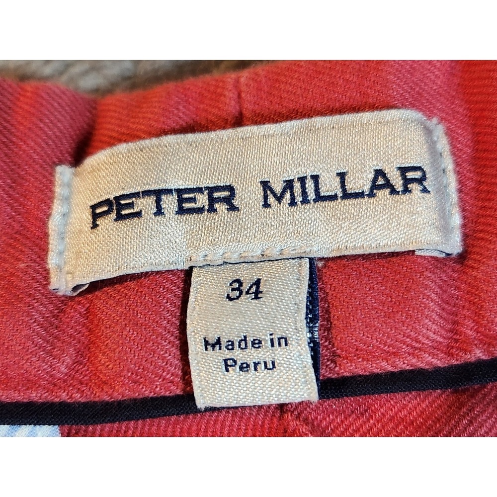 Peter Millar Shorts Mens 34 Pink Moisture Wicking Casual Chino Performance Golf - Picture 4 of 6